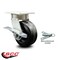 Service Caster 5 Inch Kingpinless Phenolic Wheel Swivel Caster with Brake and Swivel Lock SCC SCC-KP30S520-PHR-SLB-BSL - alternate 5